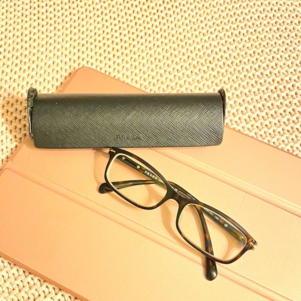 Prada tortoise eyeglasses